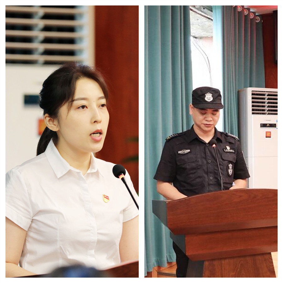 表彰“两优一先”,凝聚奋进力量(图3) 先进党组织代表发言.jpg