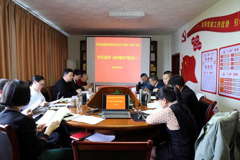 四川融通安防集团召开党史学习教育专题班 深入研学《论中国共产党历史》(图1)