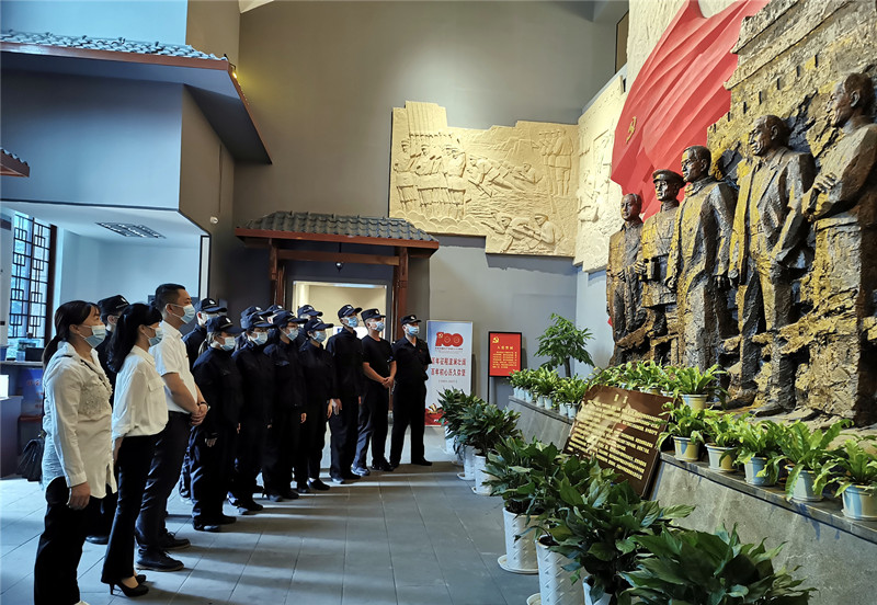 传承红色基因  践行初心使命 金盾安防职业培训学校组织师生参观 泸顺起义陈列馆(图2)